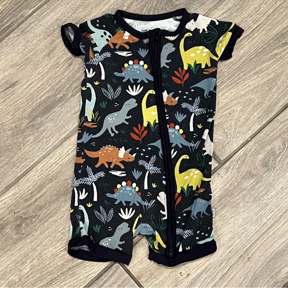 Little Sleepies Jurassic Jungle Shorty Zippy